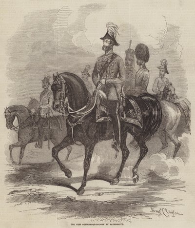The New Commander-in-Chief at Aldershott by B. Clayton